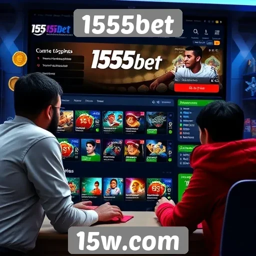 Experiência do usuário no site 1555bet